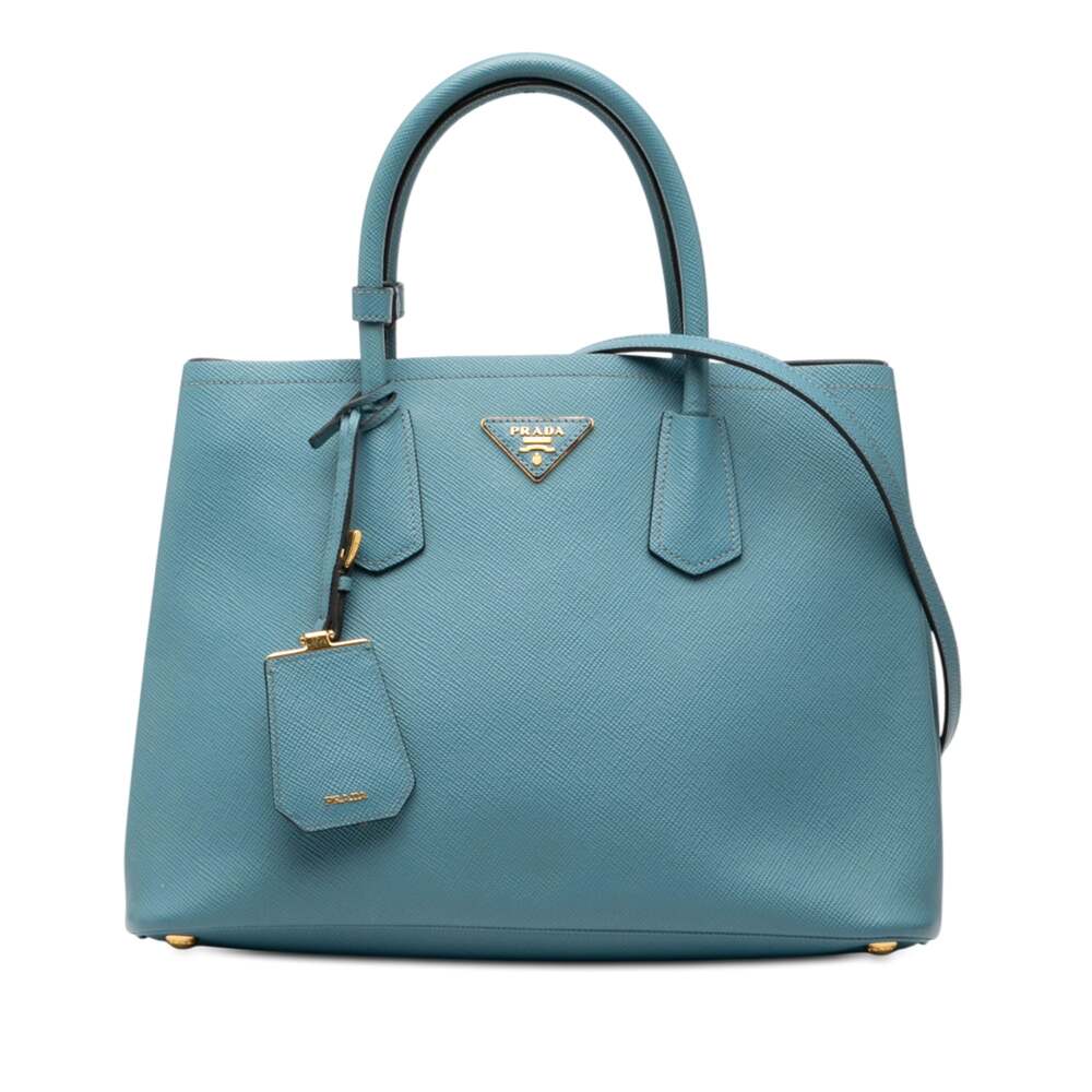 Prada Cuir Double Tote Saffiano Leather #260244P13B